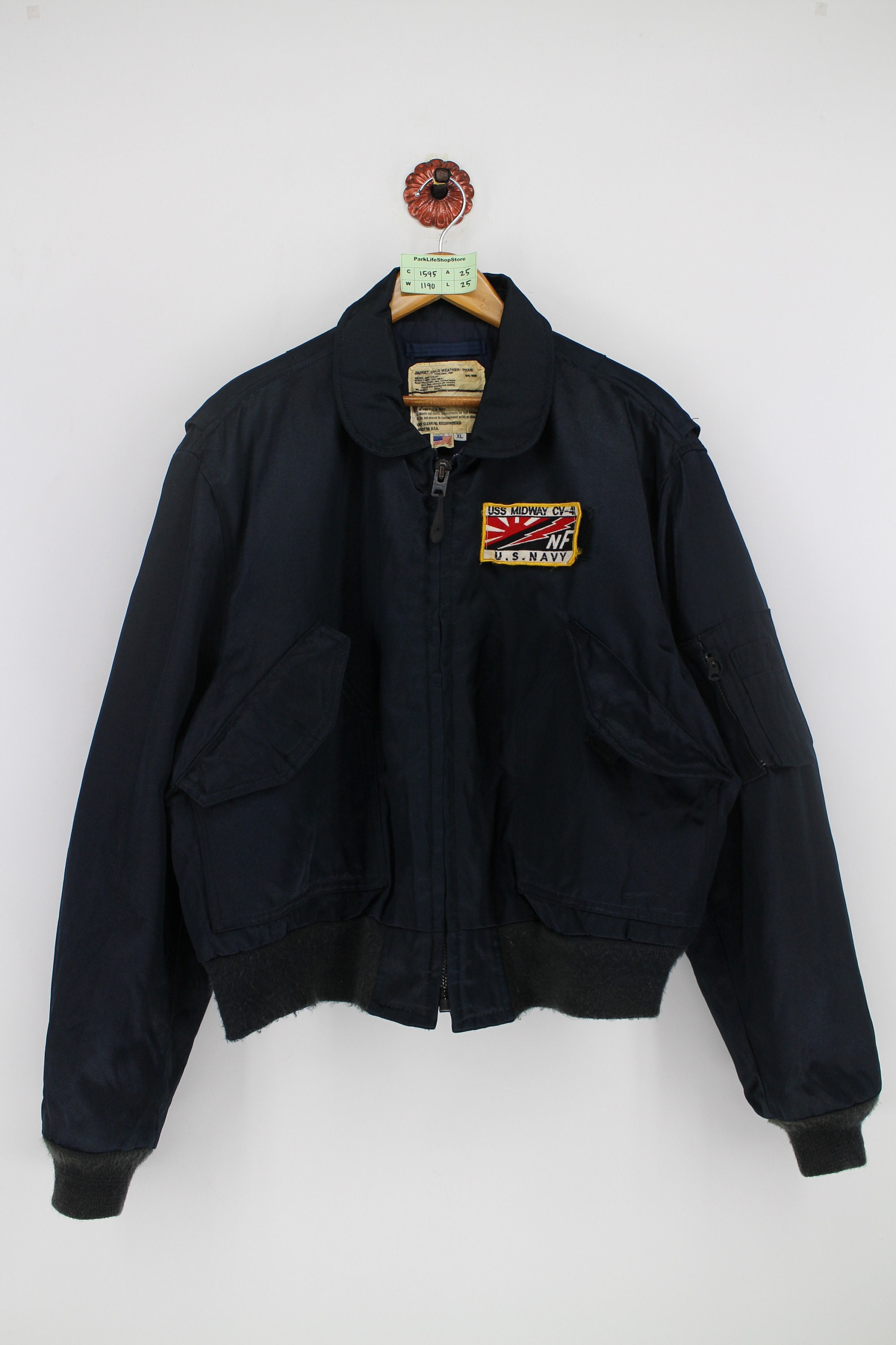 army navy bomber jacket