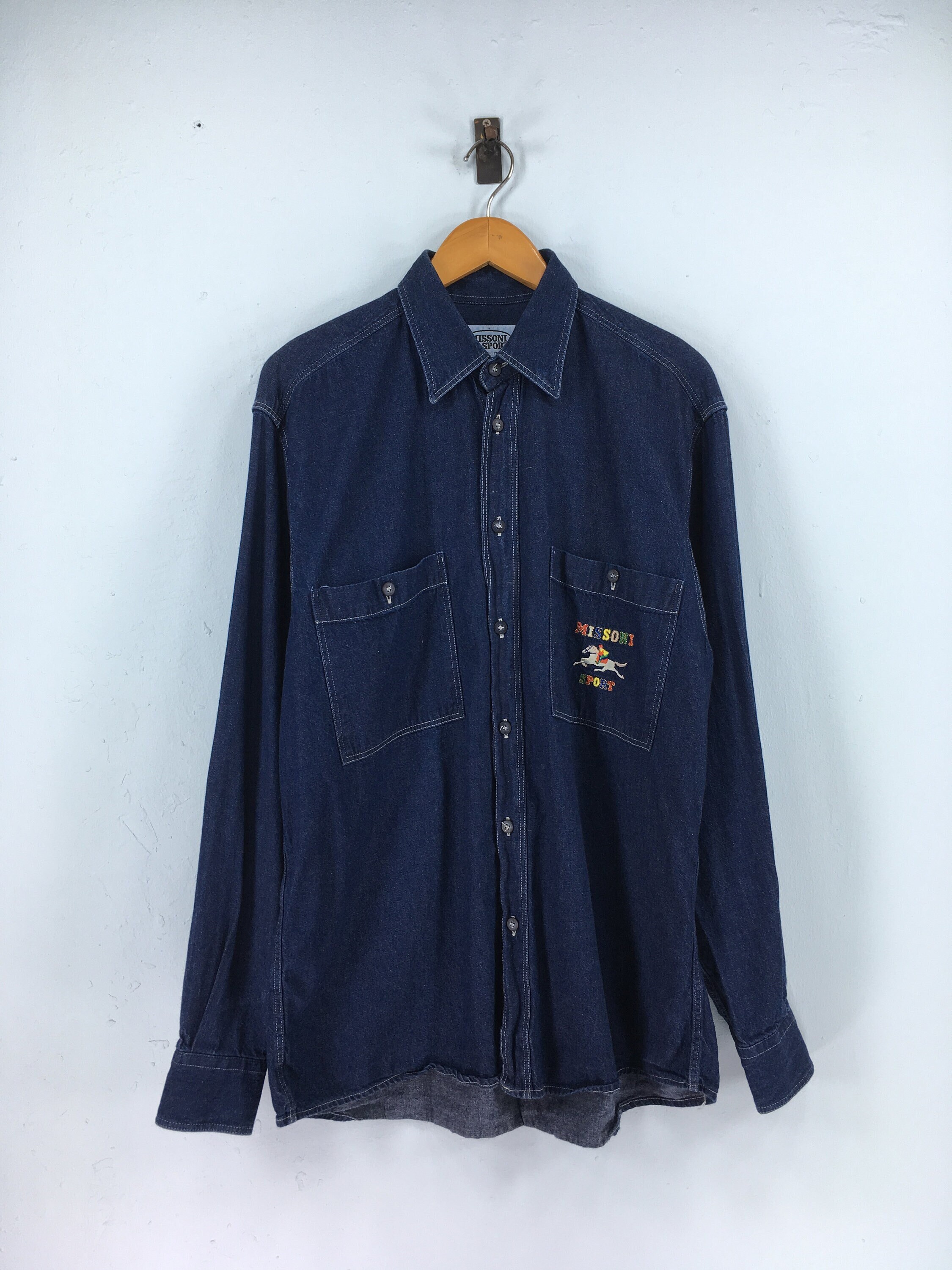 Vintage MISSONI SPORT Denim Shirt 