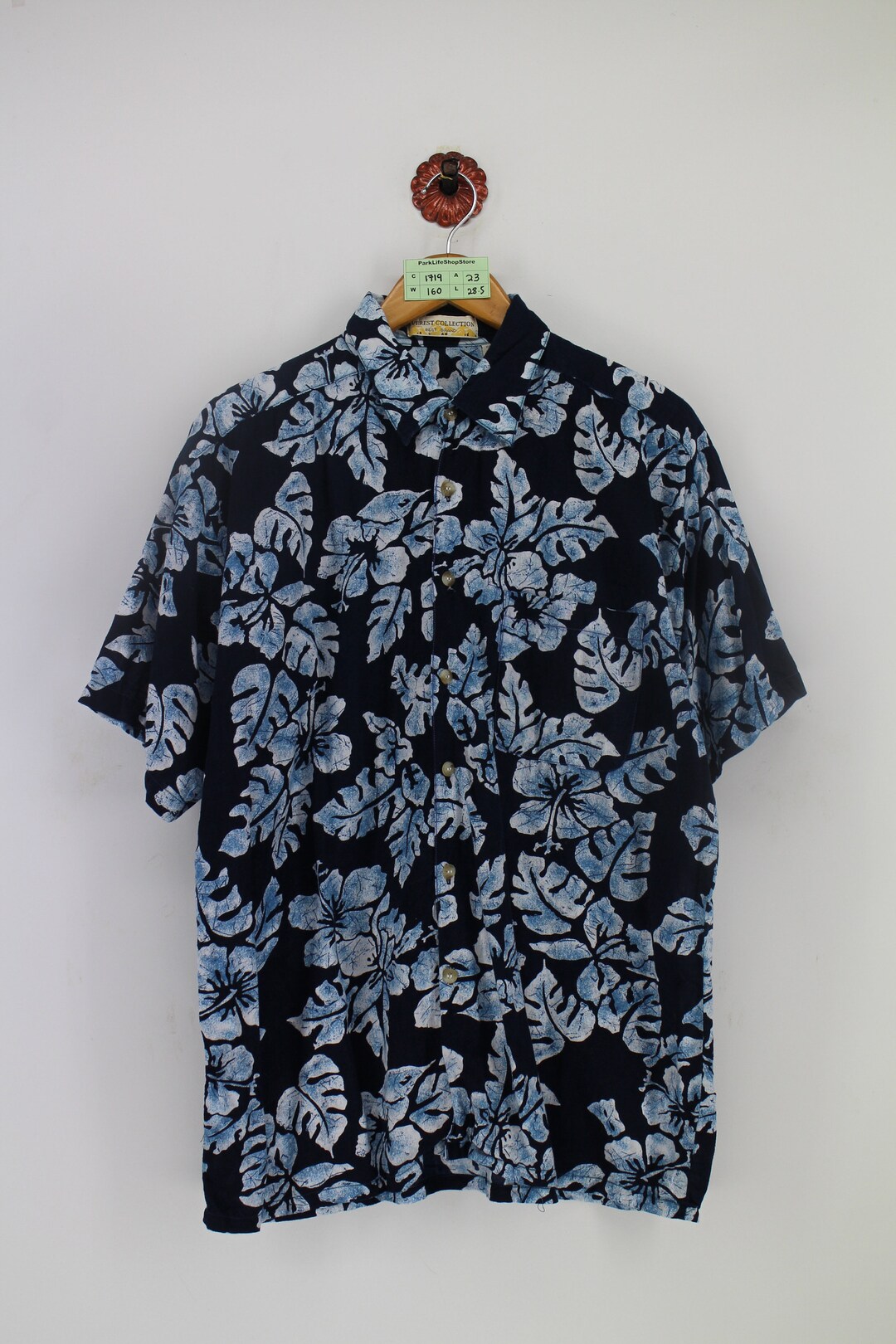 Vintage Everest Collection HAWAIIAN Cotton Shirt Mens Large - Etsy