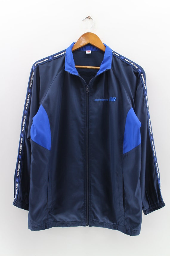 new balance windbreaker blue