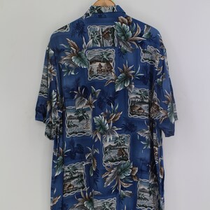 HOLLIS RIVER Hawaiian Rayon Mens Shirt Xlarge Vintage 90s | Etsy