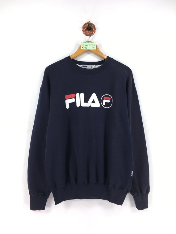 Vintage Sukajan Fish Koi Sweatshirt Big Logo Souvenir Streetwear Pullover Crew Neck Funky Sweatshirt Size M