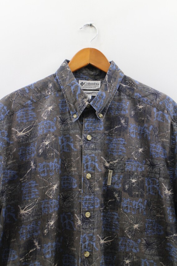 COLUMBIA Hawaiian Cotton Shirt Unisex 