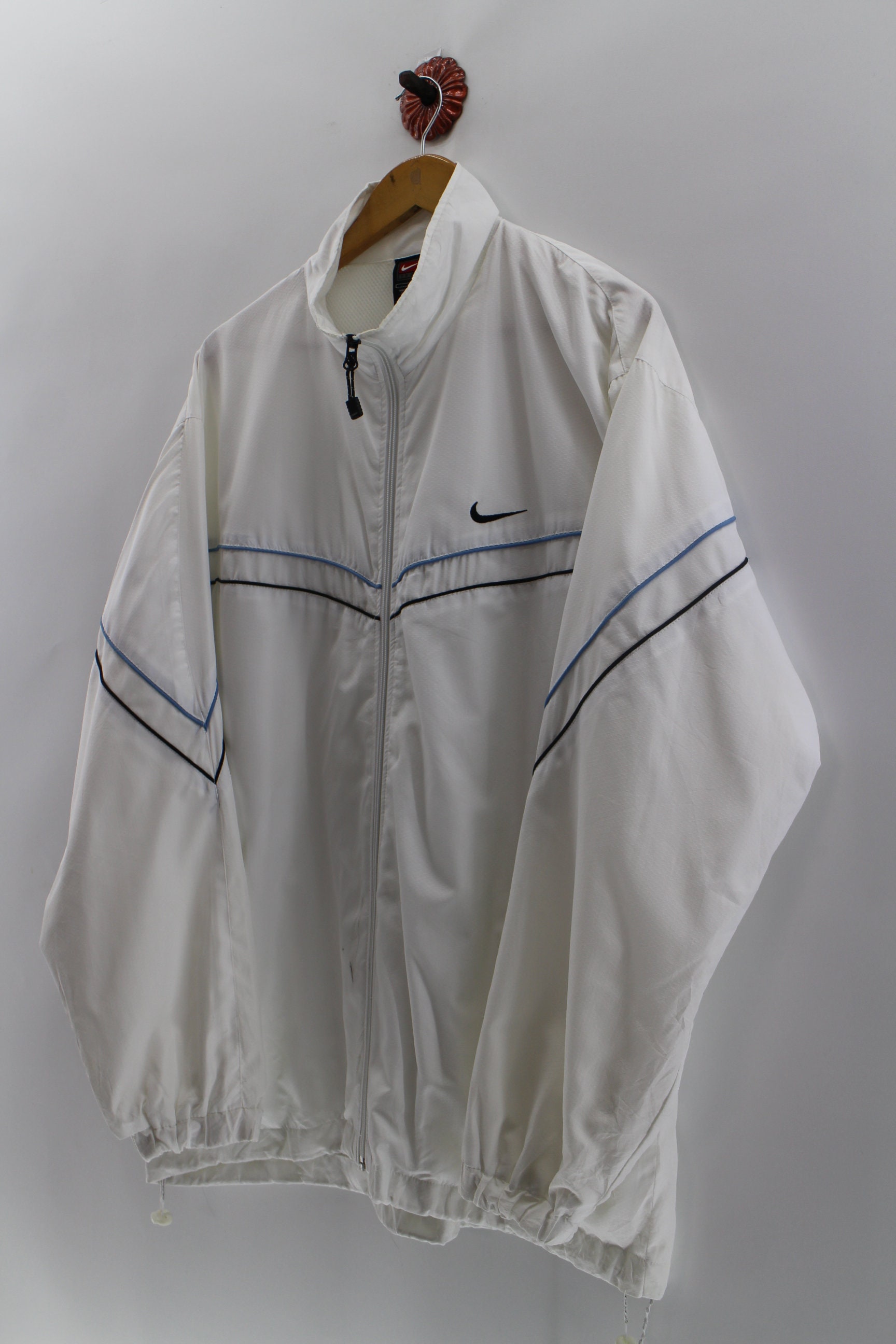 NIKE Jacket Windbreaker Unisex XLarge Nike Jacket Full Zipper | Etsy