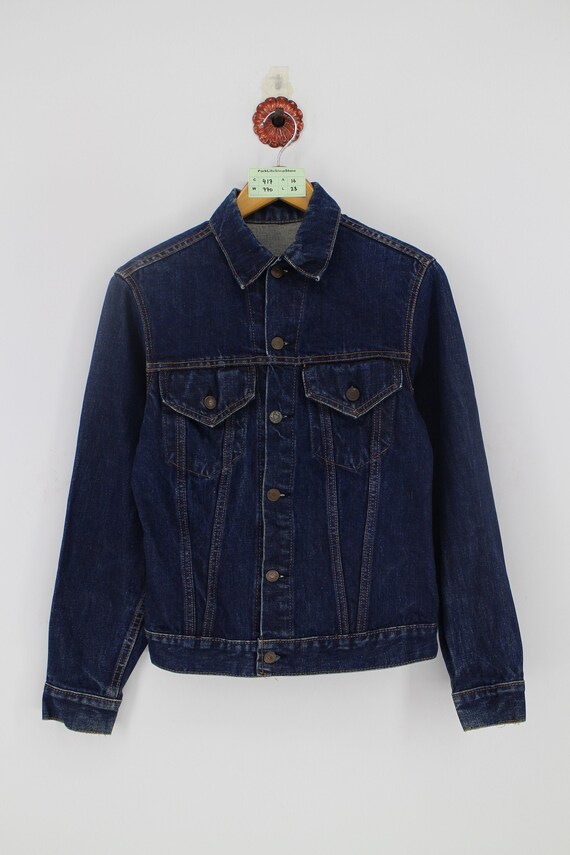 Vintage 80s LEVIS Trucker Denim Jeans Jacket Small