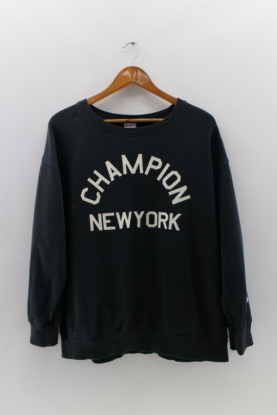 champion jumper womens black