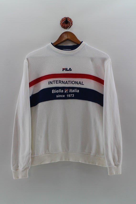 fila white jumper