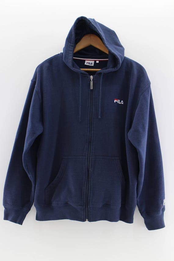 fila blue sweater