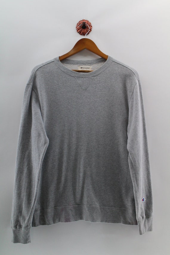 champion jumper grey womens