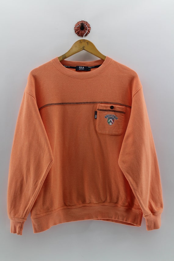 orange fila jumper