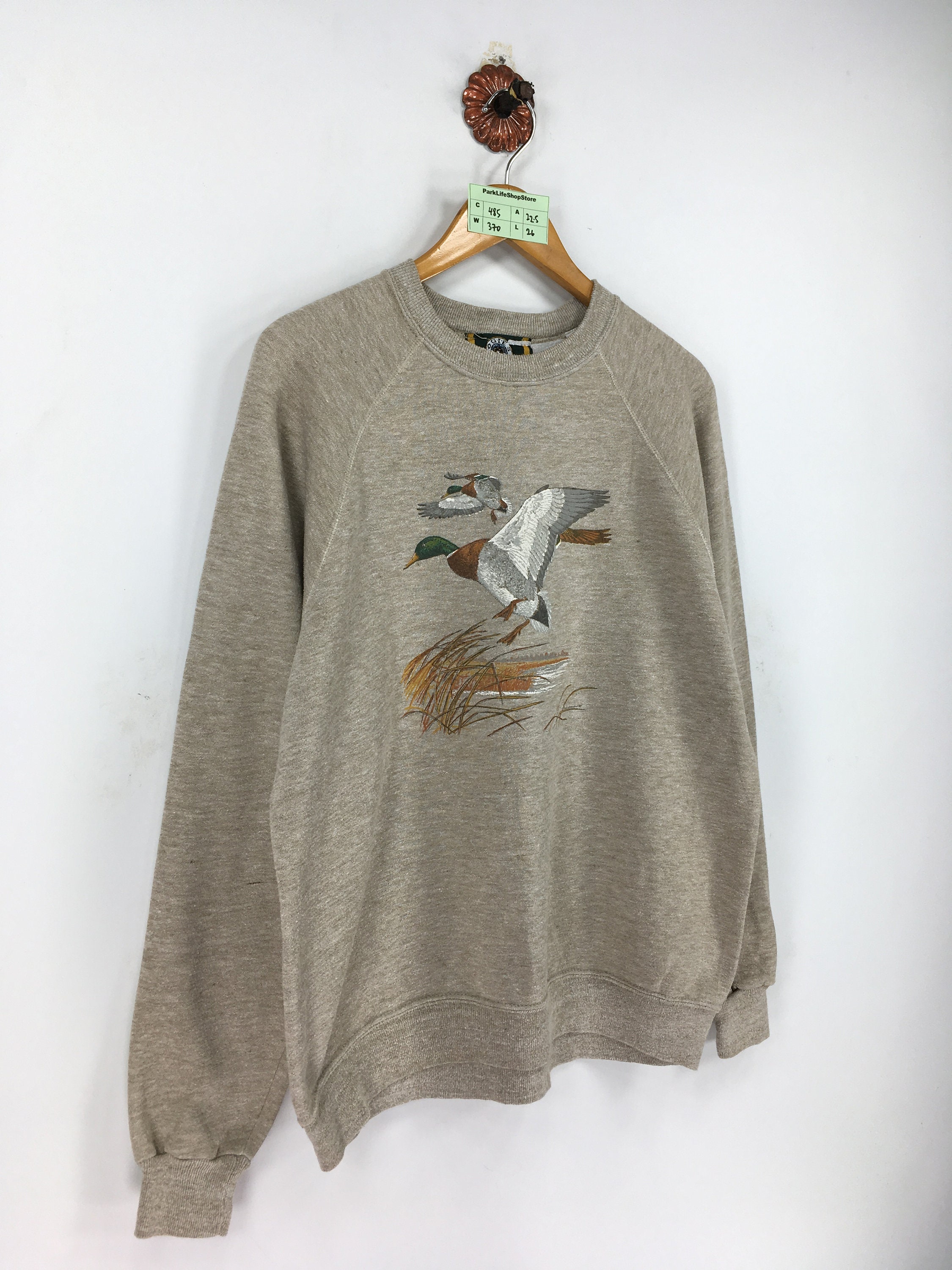 Vintage 90s Ogies Duck Pullover Sweatshirt Unisex Large Ogies | Etsy