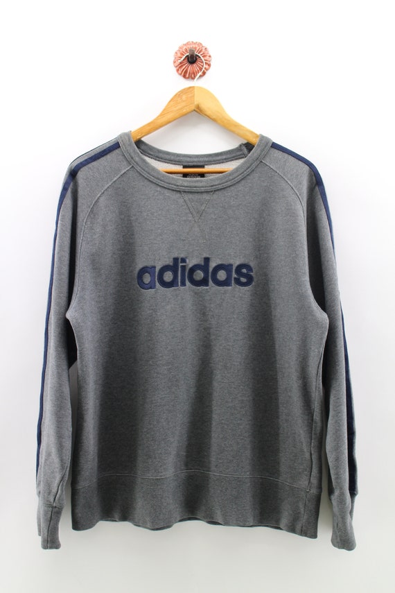 adidas striped jumper