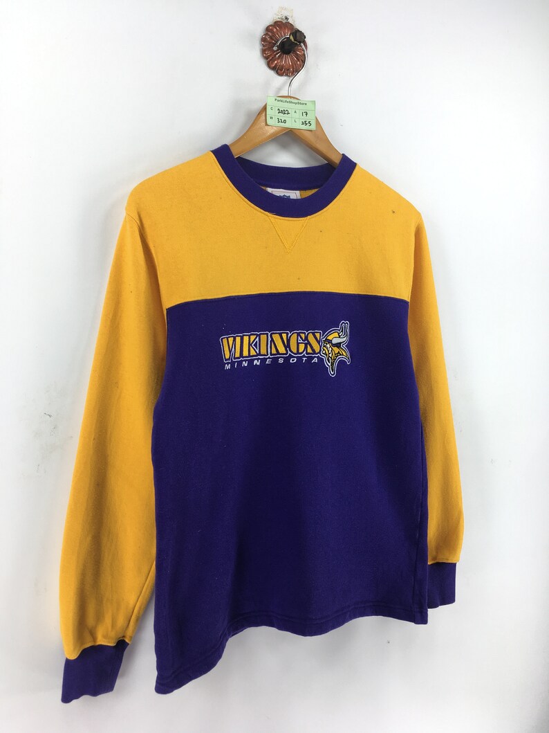 Vintage 90s Minnesota Vikings Nfl Jumper Sweater Unisex Small - Etsy