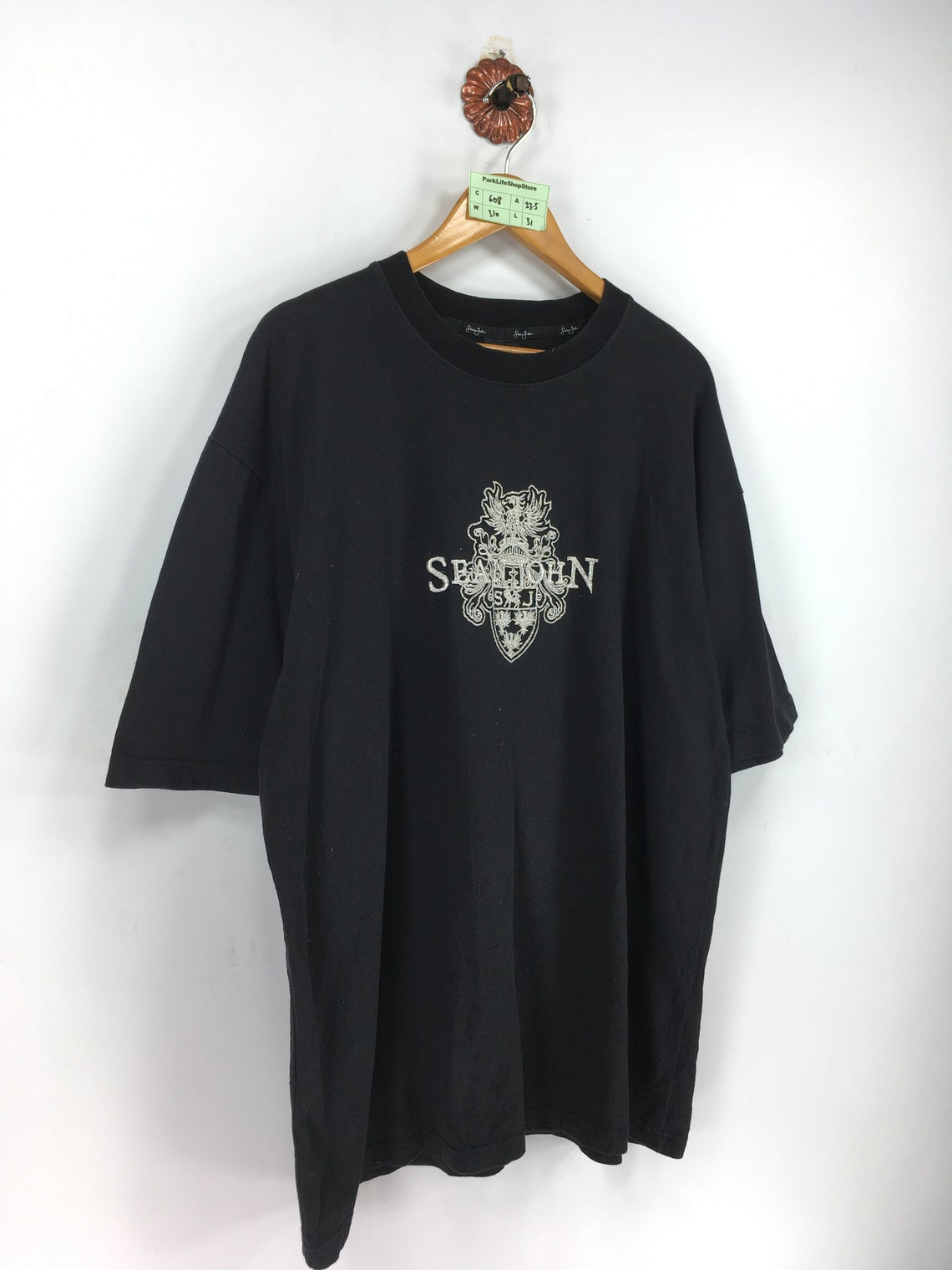 Vintage Sean John Pullover Black Tshirt Unisex XLarge Sean | Etsy