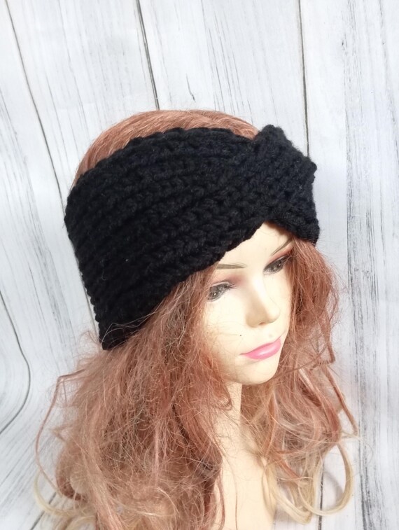 Handmade Hand Crafted Knit Twist Headband adult/teen size Crochet Twist Headband: Olive Green, Adult Size, Handmade - Etsy main image 2