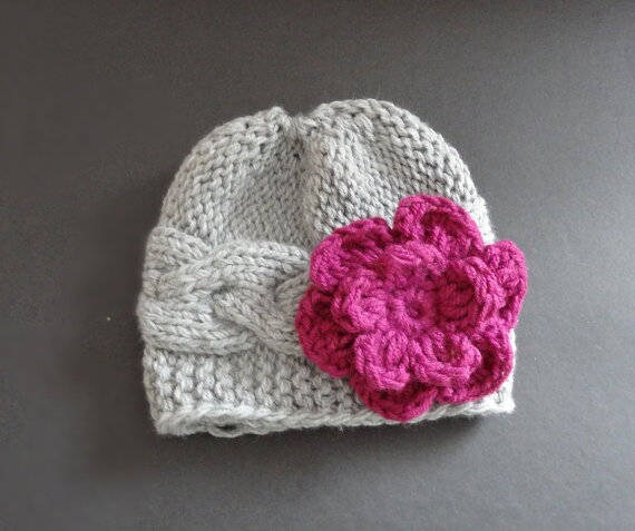 Knit Baby Hat Baby girl Hat Newborn Hat Baby Hat girl hat | Etsy