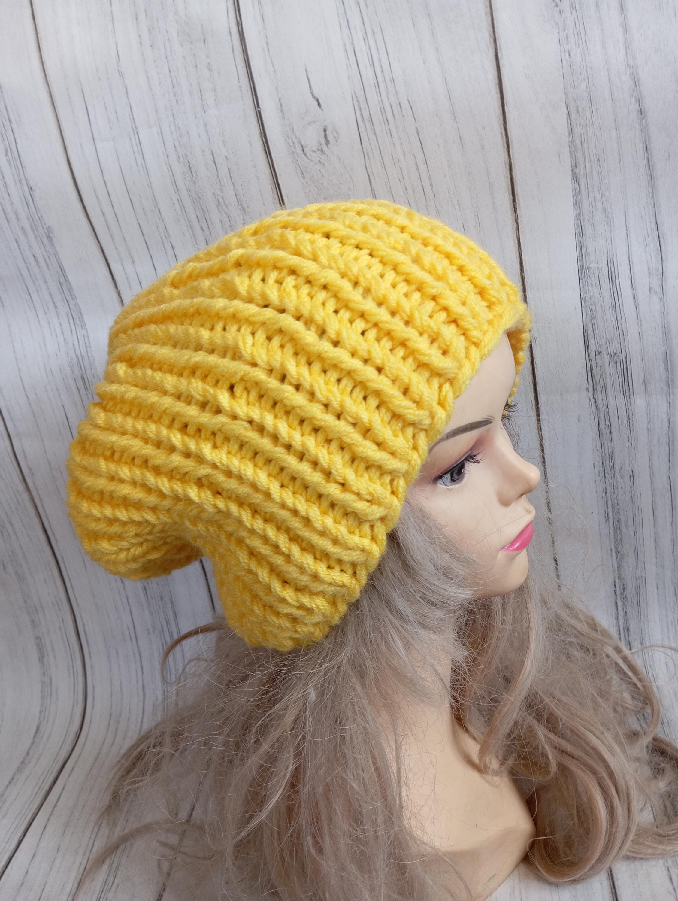 Chunky Knit Slouchy Beanie: Oversized Winter Hat