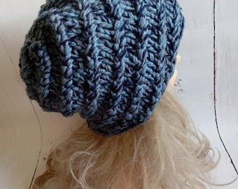 Handmade twisted Strickmütze: Weiches Garn Wintermütze Herbstmode Unisex Mütze