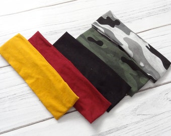 Cotton Stretchy Headband: Unisex Baby Toddler Hairband