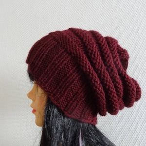 Gorro de invierno unisex - Accesorios de otoño - Gorro holgado para mujer - Gorro de gran tamaño - Gorro de punto grueso - Gorro holgado para hombre más COLORES
