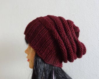 UNISEX Sacking Winter Hat - Autumn Accessories - Slouchy Beanie Women Hat - Oversized Hat - Chunky Knit - Mens Slouchy beanie more COLORS