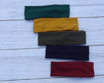 Soft Cotton Stretchy Headband: Unisex Baby, Toddler, and Adult