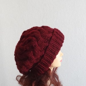 Slouchy Hat Womens Hat Oversized Slouchy Beanie super slouchy hat knit cable hat big men hat chunky hat Unisex OVERSIZED  winter hat COLORS