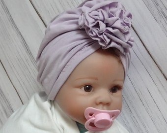 Kids Ruffle Turban | Girl Turban | Infant flower turban | Toddler Turban | Baby Shower Gift |  Girls turban Hat | First hat SIZES COLORS