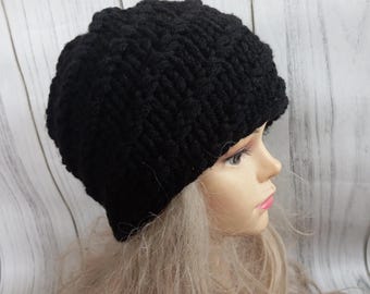Handmade twisted Strickmütze: Weiches Garn Wintermütze Herbstmode Unisex Mütze
