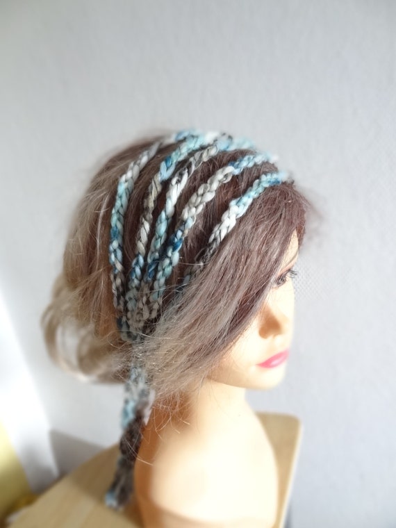 Rustic headband Boho Headband , Summer Headband, Braided crochet Headband, hippie womens headband Hair Accessories, boho girl hair Accessory