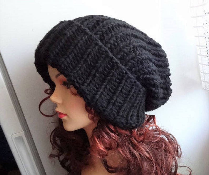 Super Slouchy Beanie Big Baggy Hat Winter Adult Teen