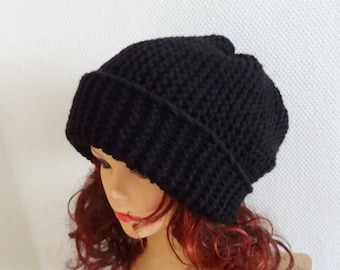 Unisex Baggy Hat Winter Fashion Chunky Slouchy Knitted Hat Large Men beanie Oversized Hat beige slouchy winter hat women hat big knit beanie