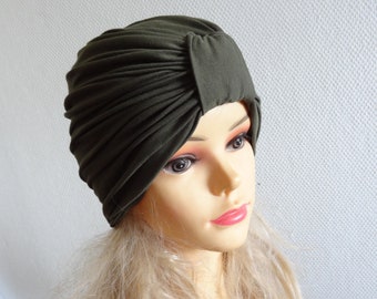 Turbante in morbido cotone: cappello cloche da donna alla moda
