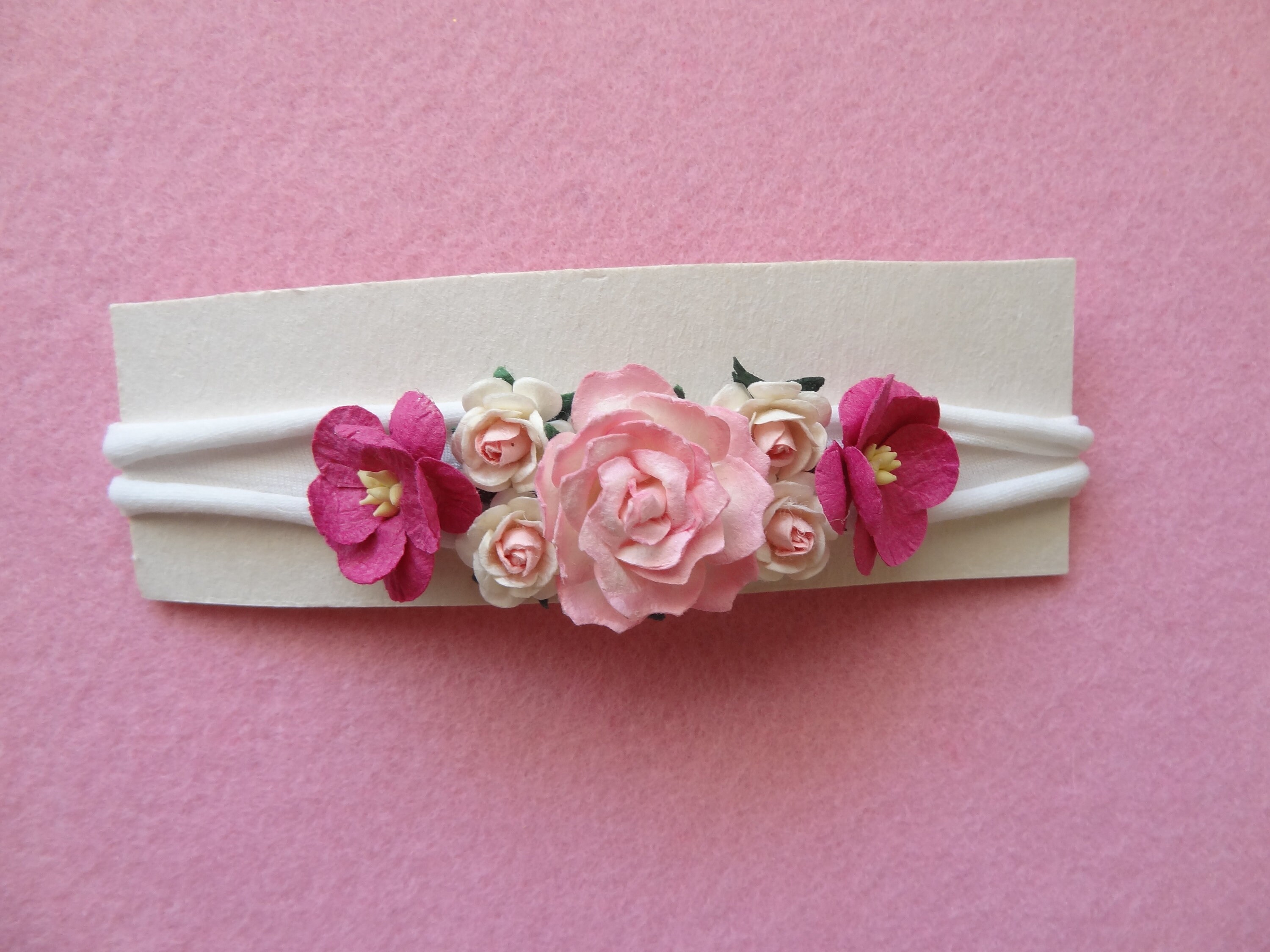 Flowers Headband Rose Headband newborn headband Etsy