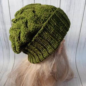 Chunky Knit Cable Slouchy Beanie: Unisex Acrylic Winter Hat