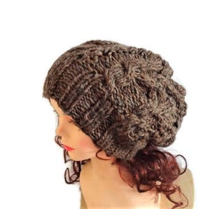 Unisex Big Baggy Hat Winter Teen Fashion Chunky Knit Slouchy Knitted Hat Large Men beanie Oversized Hat brown slouchy winter hat women hat