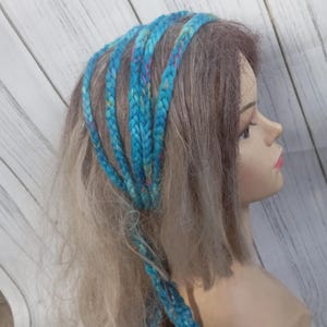 Rustic headband Boho Headband , Summer Headband, Braided crochet Headband, hippie headband Boho Festival Headband, boho hair Accessory