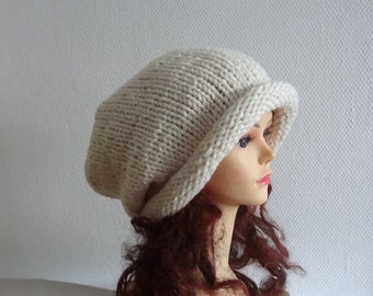 Super Slouchy Beanie Big Baggy Hat Winter Adult Teen Fashion Chunky Slouchy Knitted Hat Large Men Oversized Hat winter hat unisex big hat