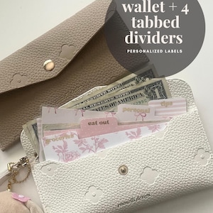 Pochette portefeuille IMPARFAITE avec séparateurs de portefeuille personnalisés 4 ct - Cash Envelope System - Accessoire pour budget - Rembourrage d'espèces, Budget System - Coquette
