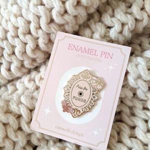 Press for FUNDS Hard Enamel Pin - Budget - Budget Accessory - Planner Accessory - Budgeting - Planner - Gift Idea - Doorbell Button - 1 ct.