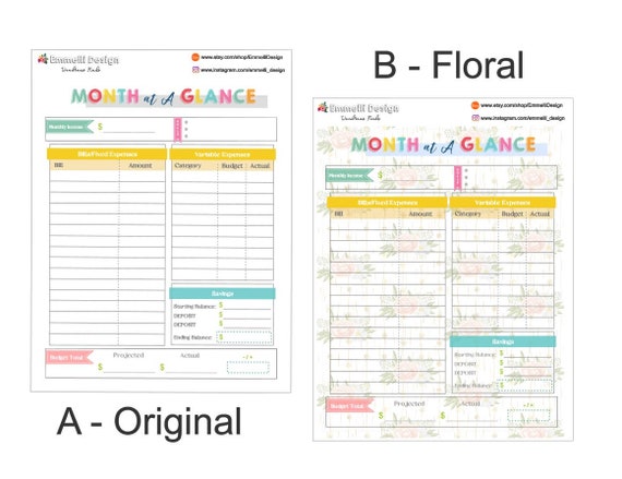 Regular Finances Complete Webpage Sticker - Spending budget - Planner - Thirty day period at A Search Design and style for Erin Condren - Content Planner (7\ image about Month at a Glance Budget called Month-to-month Price range Entire Web page Sticker - Funds - Planner - Thirty day period at A Appear Style and design for Erin Condren - Delighted Planner (7\