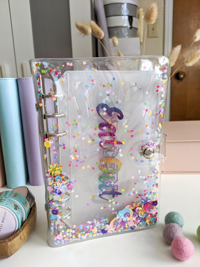 Zippered Clear Pouch Cash Envelopes Budget System Binder A6 Etsy