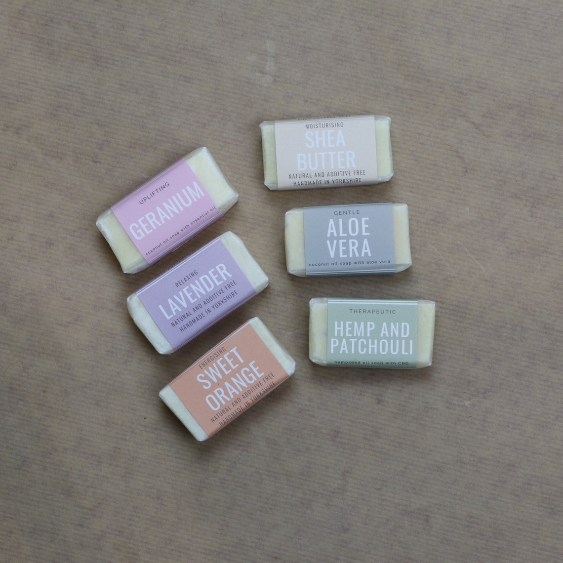 Mini Soap Bars Handmade Soaps UK Set of 6 Essential Oil Etsy UK