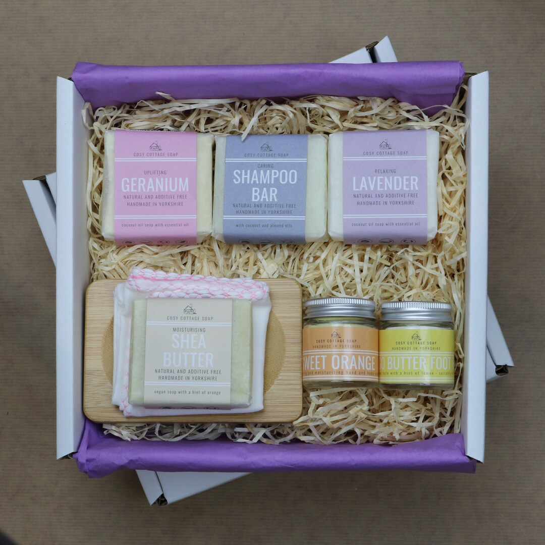 All Natural Skin Care Gift Set Eco Friendly Bodycare Gift Etsy