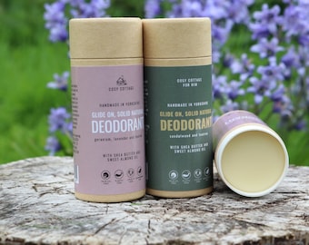 Natural Push Up Deodorant Stick in 2 Scents