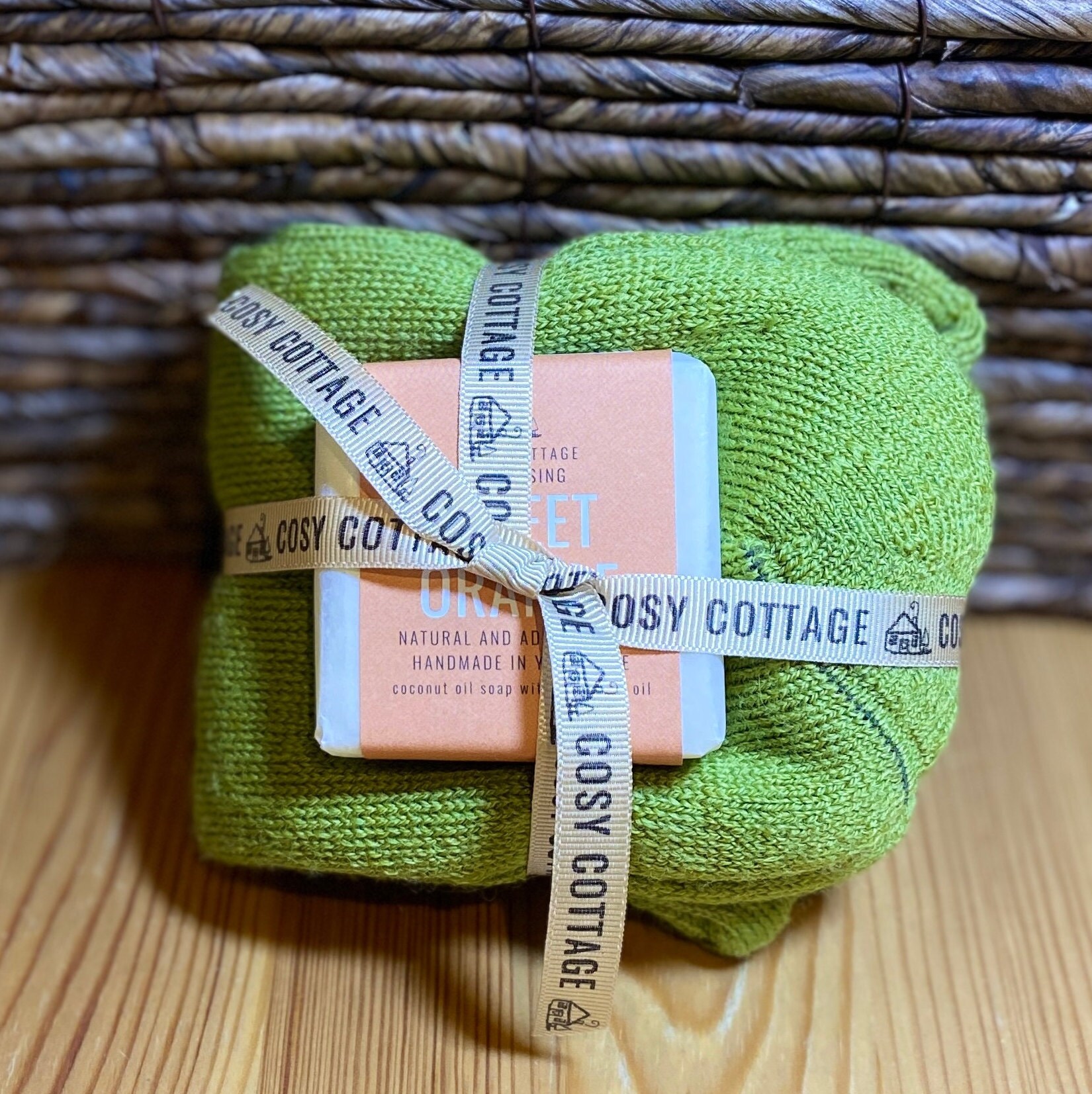 Natural Handmade Soap and Woollen Sock Gift Set Plastic & - Etsy UK