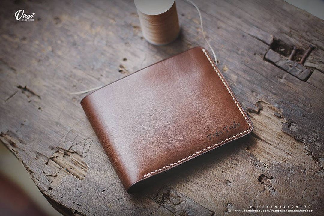 Minimal Wallet 03 | Personalized Vintage Full Grain Leather
