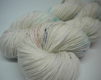 hand dyed speckled yarn