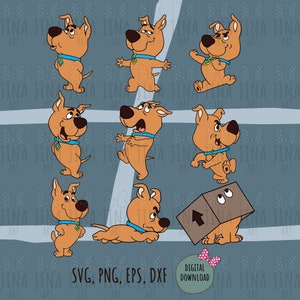 Funny dog svg, Cute puppy svg, cartoon dog for cricut , cameo, cricut design