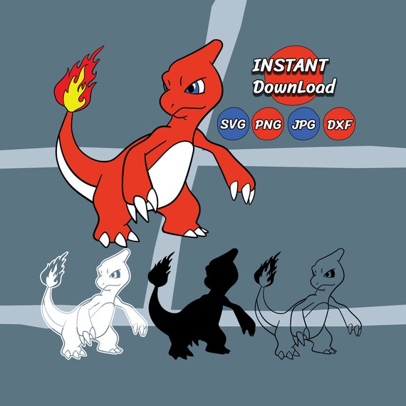 Download Pokemon Svg Pokemon Go Svg Charmander Svg Png Eps Pdf Cricut Silhouette Cutting File Bundle For T Shirts Stickers Cutting Etc Jpg Clip Art Art Collectibles